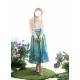 Cyans Qing Monet's Water Lilies Skirt(3 Colours/Full Payment Without Shipping)